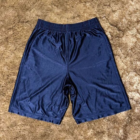 90s Pro Player University Of Illinois College Athletic Shorts Navy Blue Medium - Picture 8 of 8